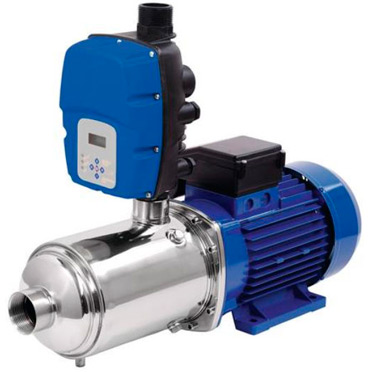 A pressure booster pump can be used to increase the pressure of the water coming into the house